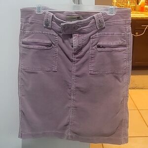 Lavender Corduroy Skirt